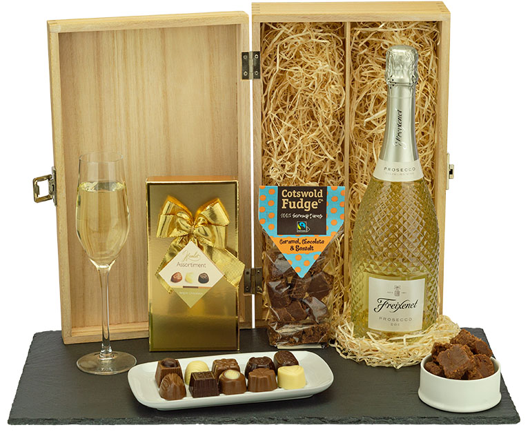 Prosecco Treat in Wood