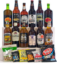 Click Here for more details of 12 Best of British Beers with Bar Snacks!