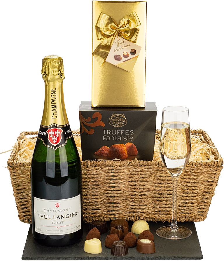 Champagne Joy in Rope Tray
