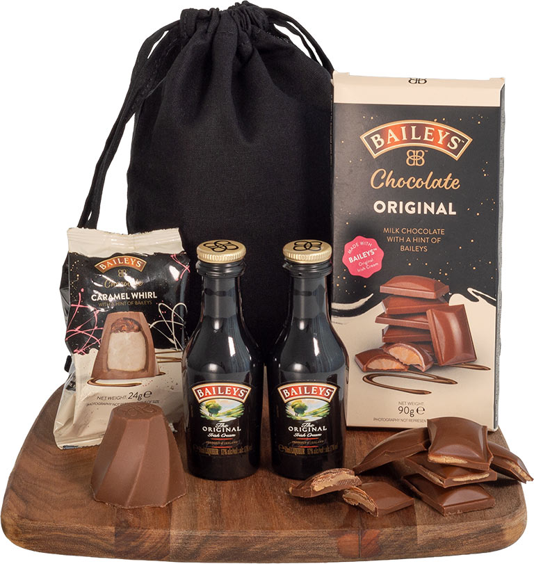 Mini Baileys Treat in Black Sack