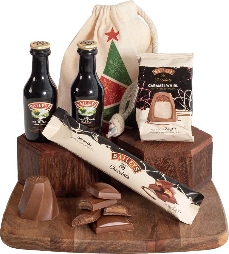 Mini Baileys Treat in Christmas Sack