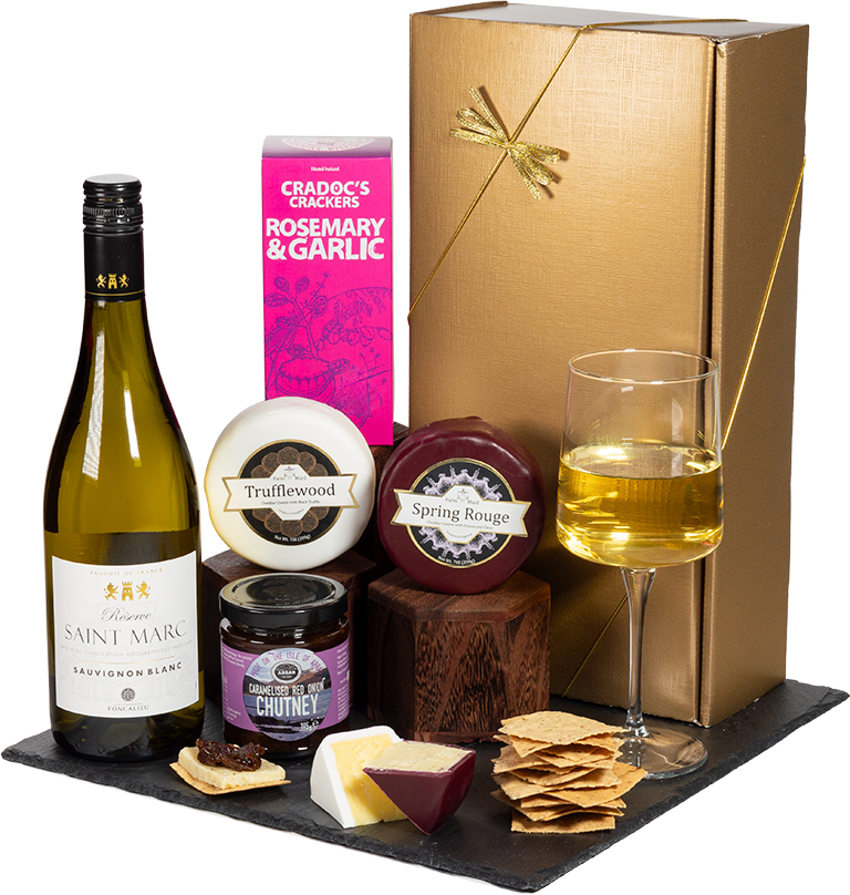 White Wine and Cheese with a Touch of Truffle