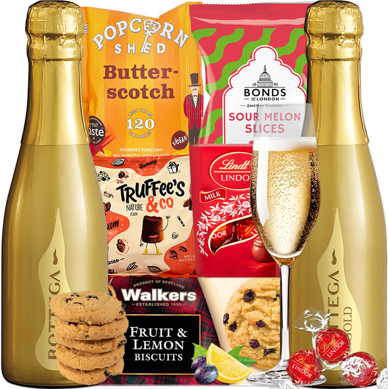 Prosecco & Chocolate Gold Treat