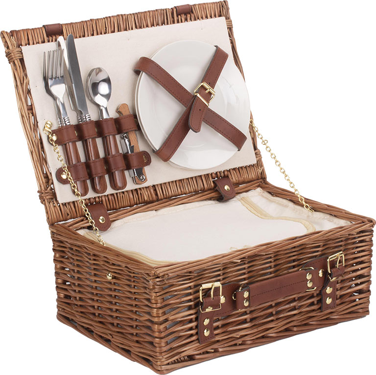 2 Person Classic Picnic Hamper - Empty