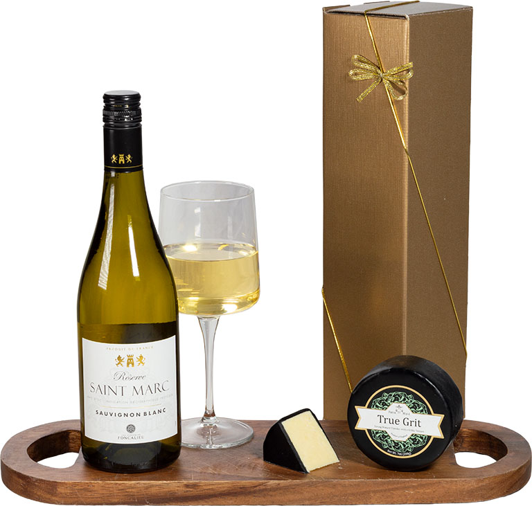 White Wine and True Grit Cheese