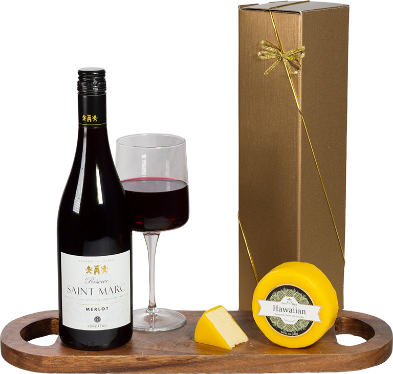 Red Wine and Hawaiian Cheese