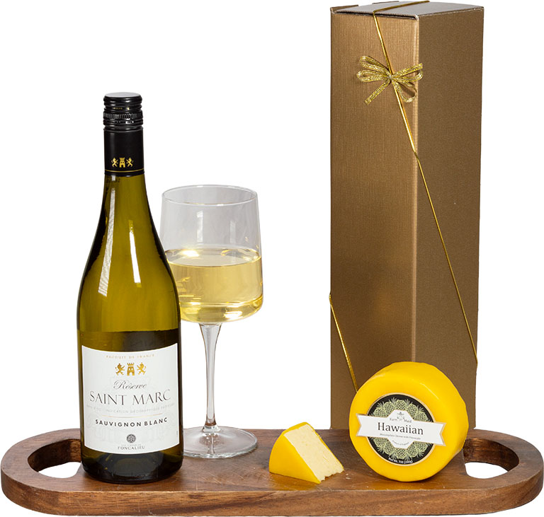 White Wine and Hawaiian Cheese