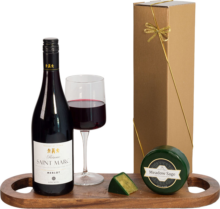Red Wine and Meadow Sage Cheese