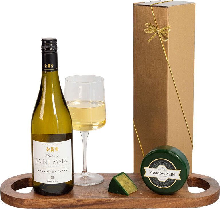White Wine and Meadow Sage Cheese