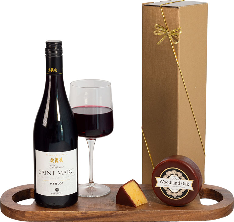 Red Wine and Woodland Oak Cheese