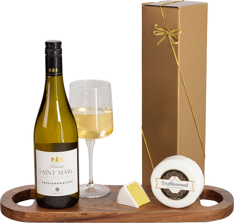 White Wine and Trufflewood Cheese