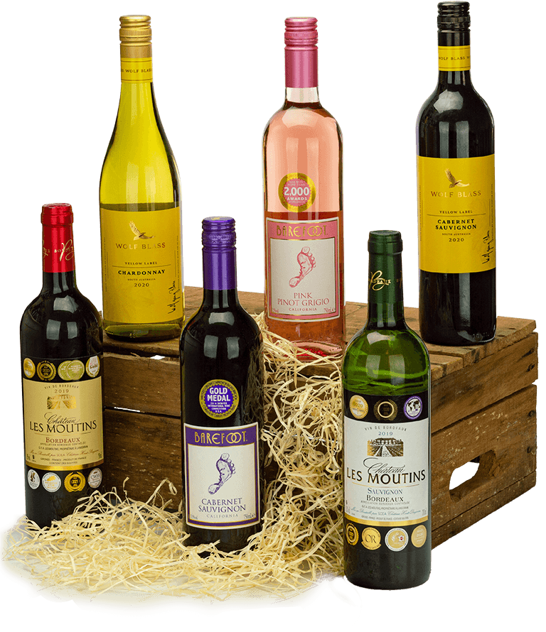 Fine Wine Hampers delivered in Wales