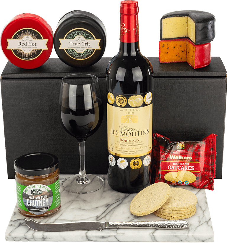 Wine And Cheese Hampers delivered in Wales